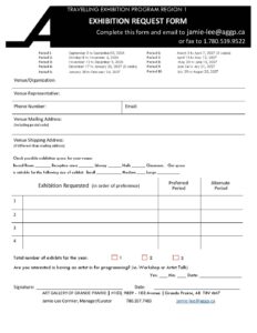 FILLABLE TREX Booking Request Form 2026-27 new