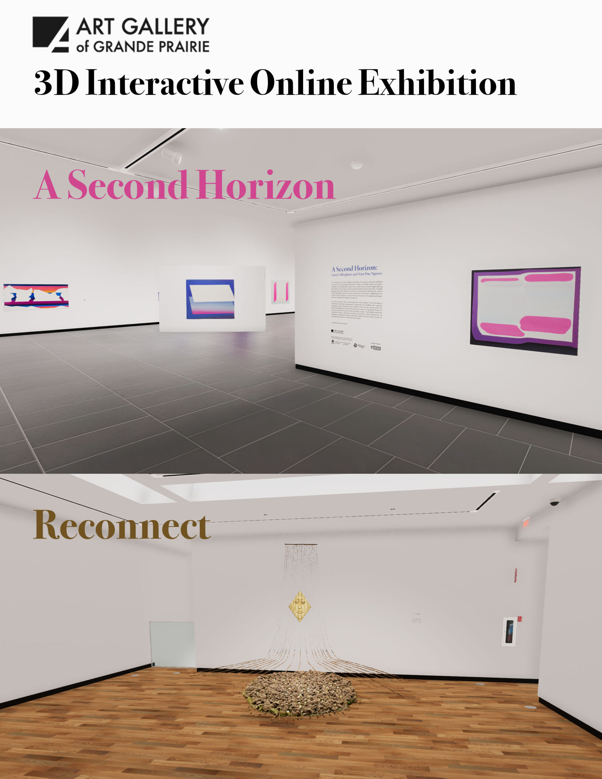 3D Interactive Online Exhibition – Art Gallery of Grande Prairie
